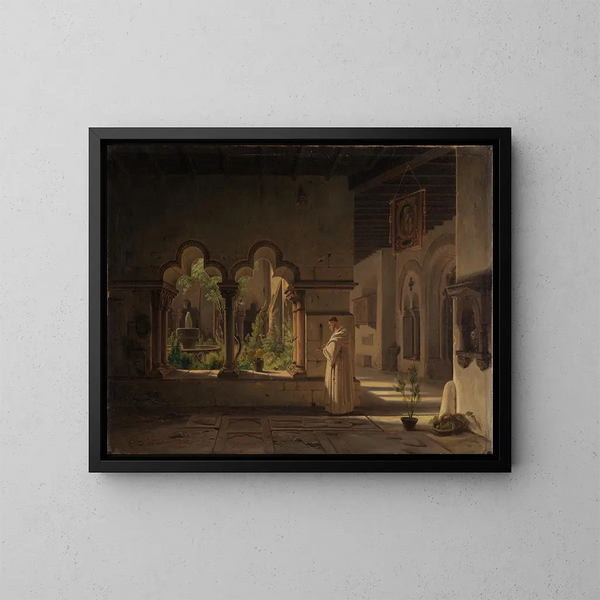 Cloître de San Pablo à Barcelone - Wilhelm Gail — ingelijst kunstwerk aan de muur