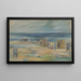 Beach at Katwijk - Wilhelm Gutmann — framed artwork on a wall