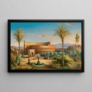 Wilhelm Kandler - Rome in front of the Colosseum.webp