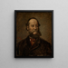 Portret van de dierenportrettist Josef Wolf - Wilhelm Kümpel — ingelijst kunstwerk aan de muur