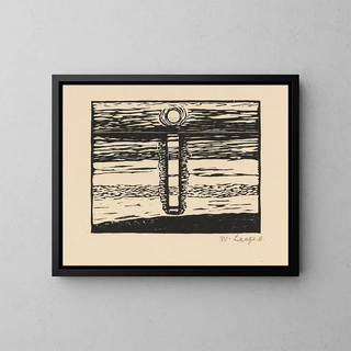 Wilhelm Laage - Sonnenuntergang am Wattenmeer.webp