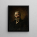 Portret van een man - Wilhelm Leopolski — ingelijst kunstwerk aan de muur