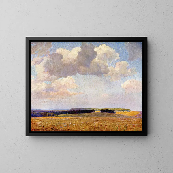 Solitude dans les champs - Wilhelm Ludwig Lehmann — ingelijst kunstwerk aan de muur