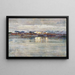 Sfeer van de winter aan het Zürichmeer - Wilhelm Ludwig Lehmann — ingelijst kunstwerk aan de muur