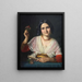 Een Romeinse vrouw in fantasiekostuum - Wilhelm Marstrand — ingelijst kunstwerk aan de muur