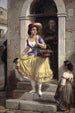 Een Italiaanse onderweg naar het carnaval - Wilhelm Marstrand — weergave van het kunstwerk