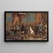Chr 4 Laadt de slechte dagen, de orde en het zwaard van de vervalser Christopher Rosenkrantz - Wilhelm Marstrand — ingelijst kunstwerk aan de muur