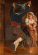Italiaans dansend schilderij - Wilhelm Marstrand — weergave van het kunstwerk