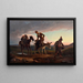De eerste tocht van Don Quichotte naar huis - Wilhelm Marstrand — ingelijst kunstwerk aan de muur
