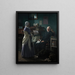 van het dubbele portret van de handelaar Christopher Friedenreich Hage 1759-1849 en zijn echtgenote Arnette née Just 1778-1866 - Wilhelm Marstrand — ingelijst kunstwerk aan de muur