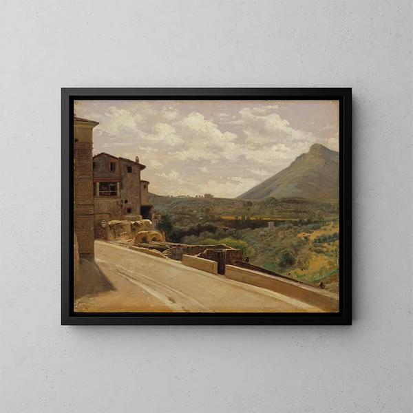 Italiaans landschap - Wilhelm Marstrand — ingelijst kunstwerk aan de muur