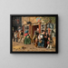 verhuis scène - Wilhelm Marstrand — ingelijst kunstwerk aan de muur