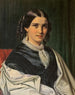 portret van mevrouw Vilhelmine Heise née Hage 1838-1912 - Wilhelm Marstrand — weergave van het kunstwerk