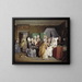 van Ludwig Holberg - Wilhelm Marstrand: scène uit de kamer van de bevalling | Schilderij — ingelijst kunstwerk aan de muur