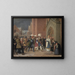 Svend Estridsen en de bisschop Vilhelm - Wilhelm Marstrand — ingelijst kunstwerk aan de muur