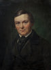 De architect Gottlieb Bindesbøll - Wilhelm Marstrand — ingelijst kunstwerk aan de muur