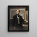 L'historien van de kunst Niels Lauritz Høyen - Wilhelm Marstrand — ingelijst kunstwerk aan de muur