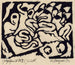 Flagellation - Wilhelm Morgner — weergave van het kunstwerk
