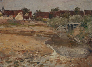 Wilhelm Nagel - Vor dem Dorf.webp