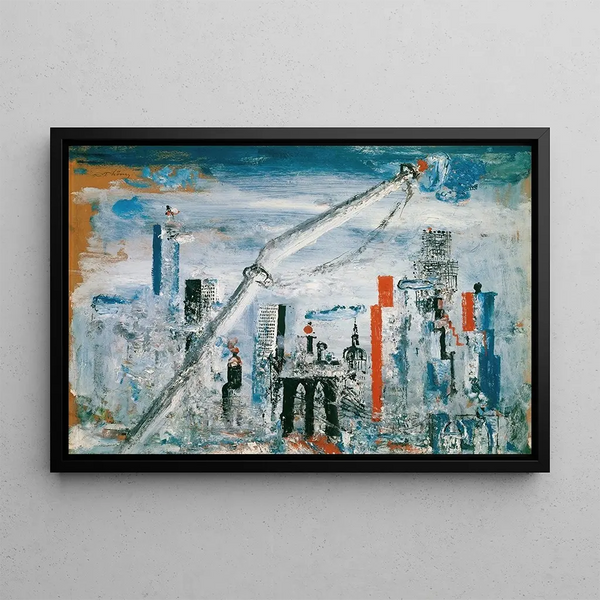 Wilhelm Thny - Ansicht von Manhattan East River.webp