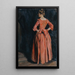 Portrait painting of a lady - Wilhelm Thöny — framed artwork on a wall