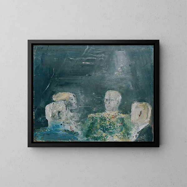 Société - Wilhelm Thöny — ingelijst kunstwerk aan de muur