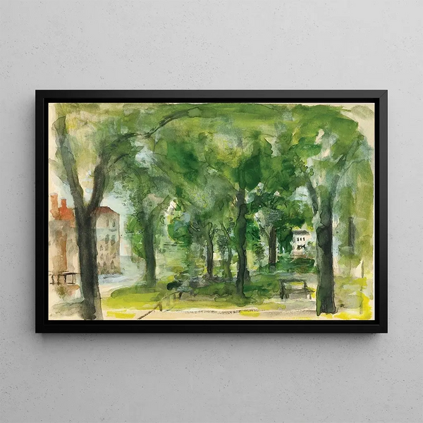 Wilhelm Thny - Park mit weiem Haus.webp