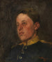 Nikolaus Trübner in de rol van de draak - Wilhelm Trübner — weergave van het kunstwerk