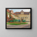 Schlohof à Baden-Baden en septembre - Wilhelm Trübner — ingelijst kunstwerk aan de muur