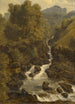 Landscapeschilderij met beek - Wilhelm Ulrich Oppermann — weergave van het kunstwerk