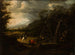 Landschap met ruiters - Wilhelm von Bemmel — weergave van het kunstwerk