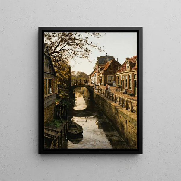 Willem Bastiaan Tholen - The Wegje With The Bleiswijkstraat Canal In Enkhuizen.webp