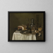 Natuurstudie met ham en brood - Willem Claesz Heda — ingelijst kunstwerk aan de muur