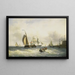 Ancrage in Bremerhaven - Willem Gruyter Jr. — ingelijst kunstwerk aan de muur