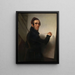 Zelfportret - Willem Hendrik Schmidt — ingelijst kunstwerk aan de muur