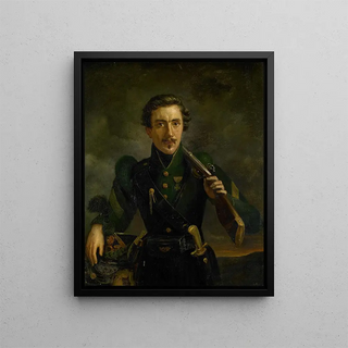 Willem Jodocus Mattheus Engelberts - Self Portrait in the Uniform of the Rifles.webp