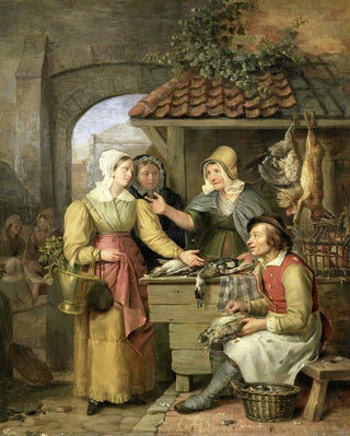 Willem Jodocus Mattheus Engelberts - The Poultry Stall.webp