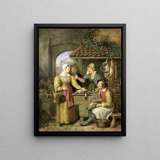 Willem Jodocus Mattheus Engelberts - The Poultry Stall.webp