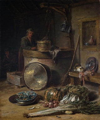 Willem Kalf - Peasant Interior with Woman at a Well.webp