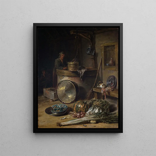 Willem Kalf - Peasant Interior with Woman at a Well.webp