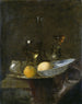 Natuurstudie met sinaasappels - Willem Kalf — weergave van het kunstwerk