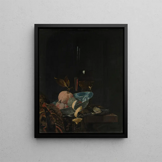 Willem Kalf - Still Life with Fruit Glassware and a Wanli Bowl.webp