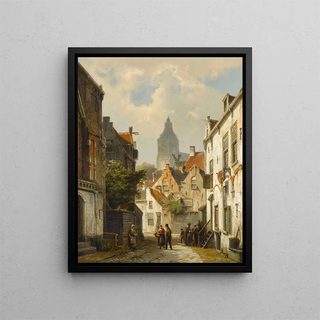 Willem Koekkoek - Street Scene.webp