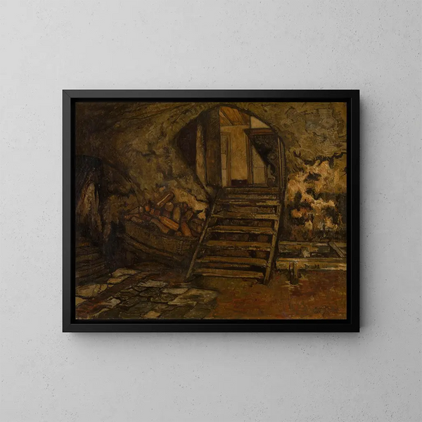 Grot - Willem Linnig de Jonge — ingelijst kunstwerk aan de muur