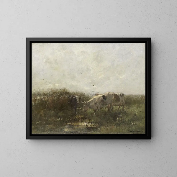 Vee - Willem Maris — ingelijst kunstwerk aan de muur