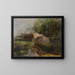 Prairie met koeien - Willem Maris — ingelijst kunstwerk aan de muur