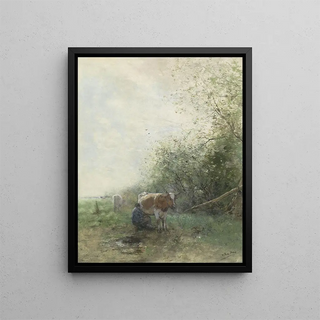 Willem Maris - Melktijd.webp