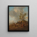 Landscape with Animals - Willem Romeyn — framed artwork on a wall