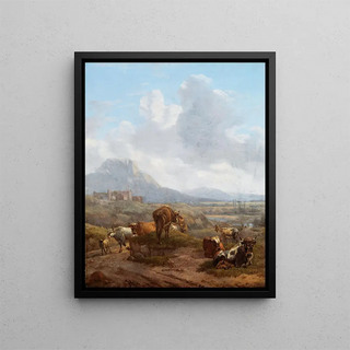 Willem Romeyn - Landscape with Cattle.webp