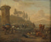 van het vee bij een fontein - Willem Romeyn — weergave van het kunstwerk